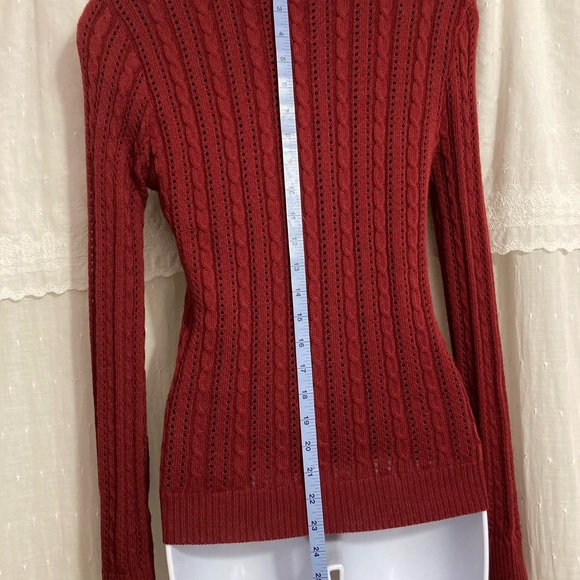 Act III Pointelle Knit Cardigan - Picture 7 of 12